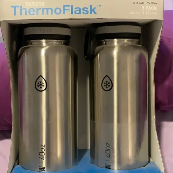 Takeya Stainless Steel Water Bottles - stainless steel 40oz NWOT - Picture 3 of 3